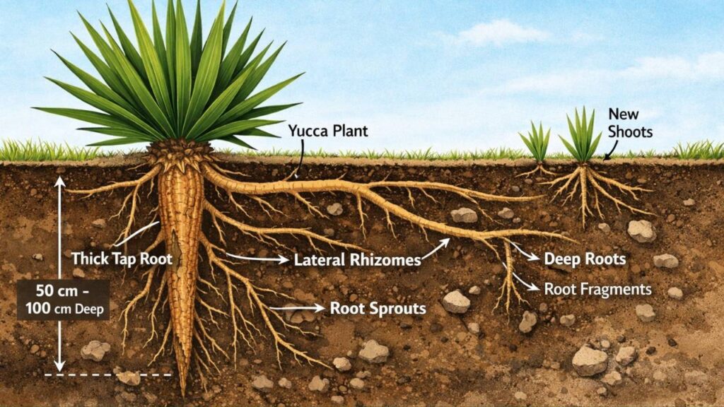 Yucca Root System Diagram